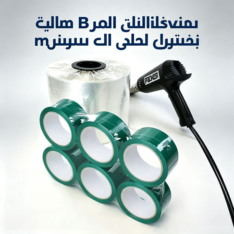 غشاء انكماشي من البولي أوليفين المتشابك<