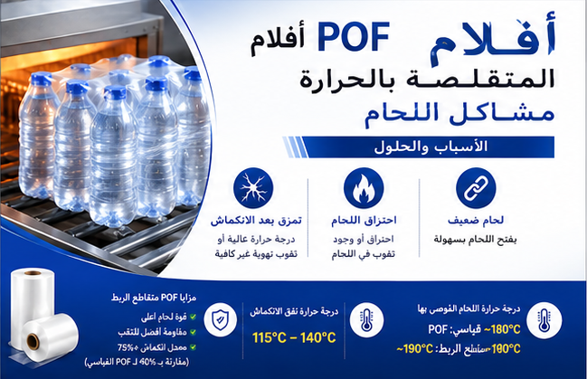 مشاكل لحام فيلم POF المتقلص بالحرارة: الأسباب والحلول